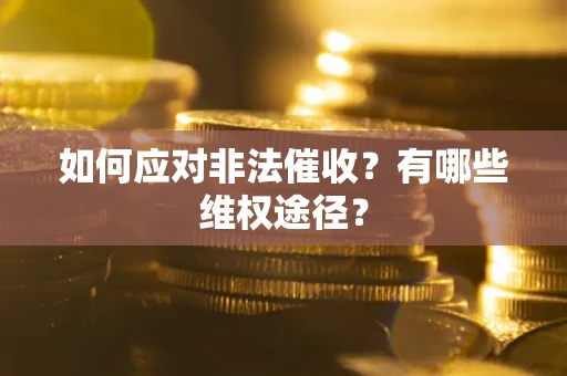武汉如何应对非法催收？有哪些维权途径？