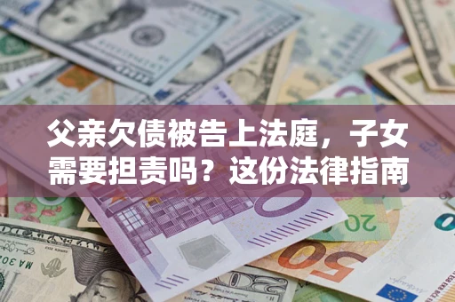 武汉父亲欠债被告上法庭，子女需要担责吗？这份法律指南必须看完