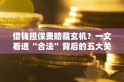 武汉借钱担保费暗藏玄机？一文看透“合法”背后的五大关键陷阱