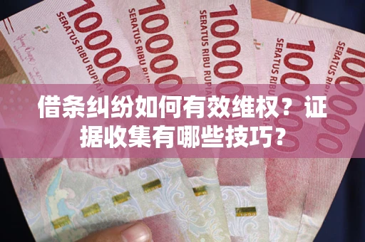 武汉借条纠纷如何有效维权？证据收集有哪些技巧？