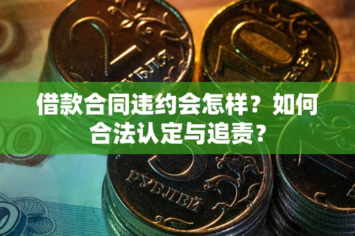 武汉借款合同违约会怎样？如何合法认定与追责？