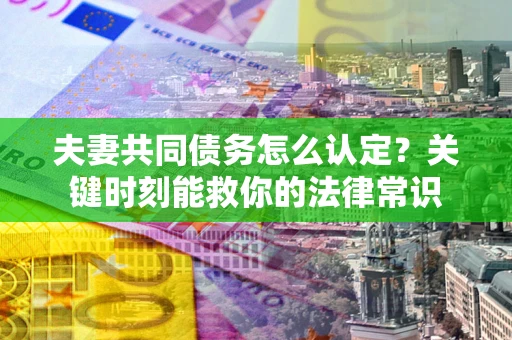 武汉夫妻共同债务怎么认定？关键时刻能救你的法律常识