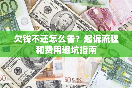 武汉欠钱不还怎么告?起诉流程和费用避坑指南 武汉欠钱不还怎么告?起诉流程和费用避坑指南