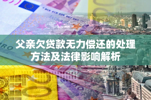 武汉父亲欠贷款无力偿还的处理方法及法律影响解析