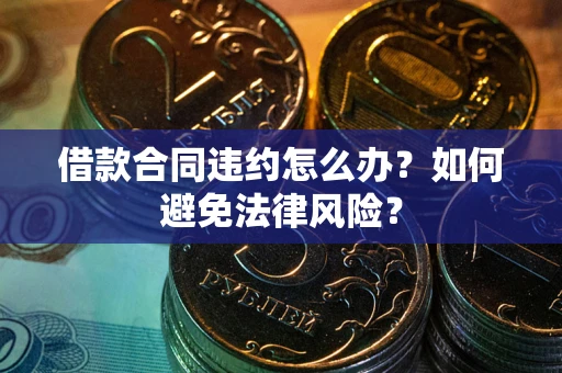 武汉借款合同违约怎么办？如何避免法律风险？