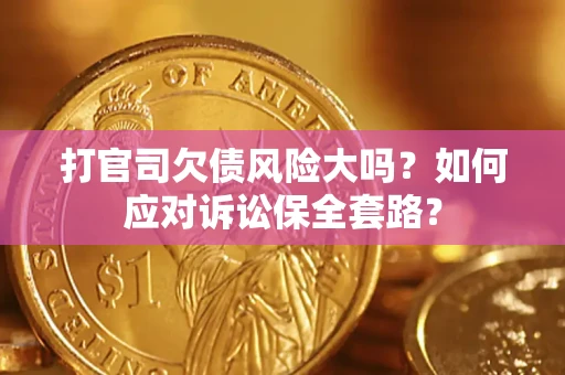 武汉打官司欠债风险大吗？如何应对诉讼保全套路？