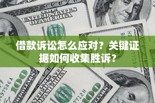 武汉借款诉讼怎么应对？关键证据如何收集胜诉？