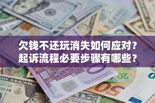 武汉欠钱不还玩消失如何应对？起诉流程必要步骤有哪些？